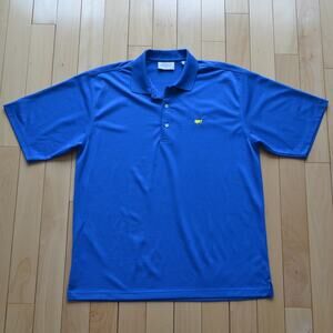 Masters Performance Golf Polo Shirt Blue Size Large